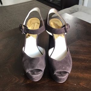 Michael Kors suede heels